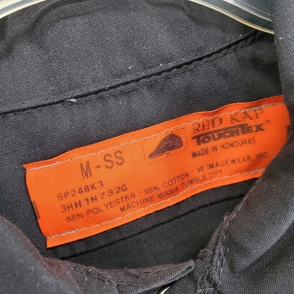 VTG Nintendo Work Shirt Mens M GAME OVER 2003 Black Button Up Short Sleeves RARE - Picture 7 of 11